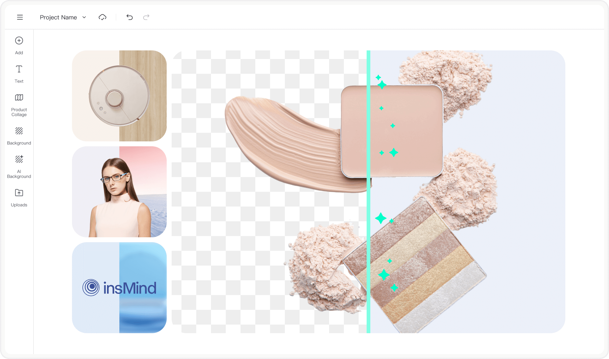 Remove backgrounds with online background eraser