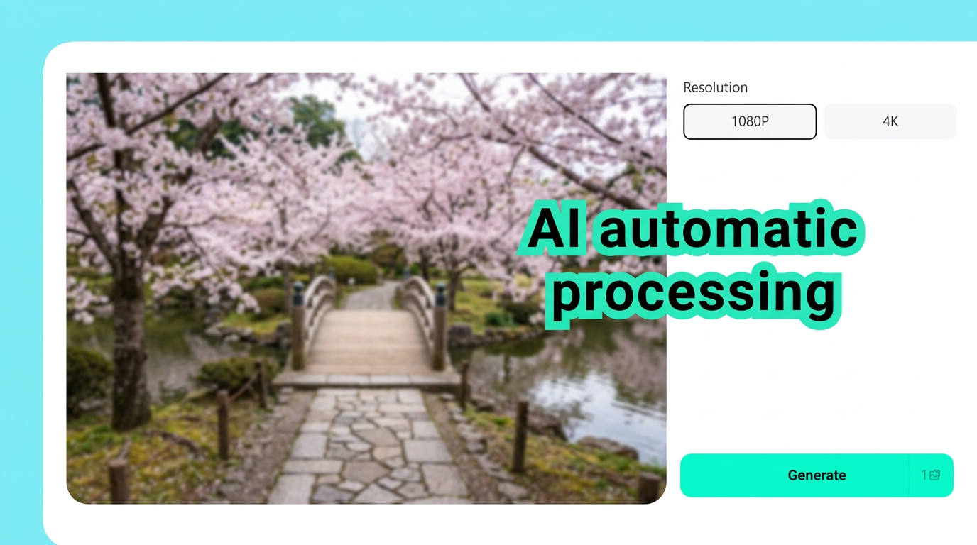 AI engine automatically enhances anime video quality and sharpens details