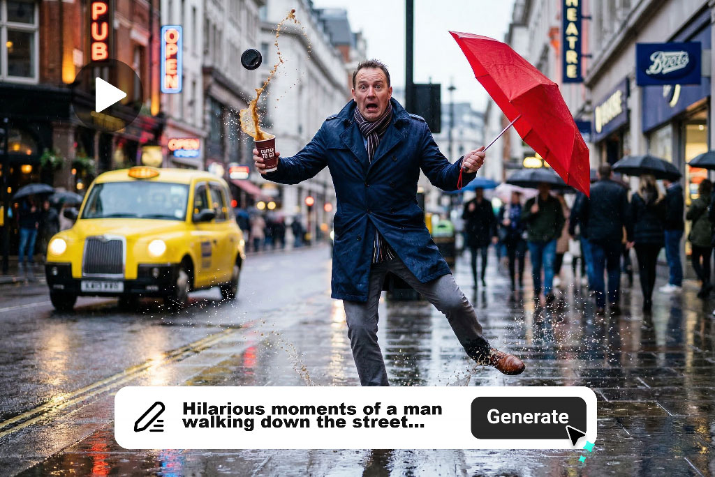 Turn Simple Ideas into Structured Comedy Videos