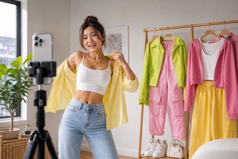 Creators Making Outfit-Transition Reels
