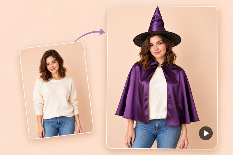 Video lộ diện hóa trang Halloween của riêng bạn Video lộ diện hóa trang Halloween của riêng bạn