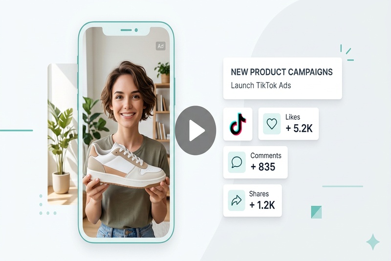 Launch TikTok Ad Campaigns for New Products