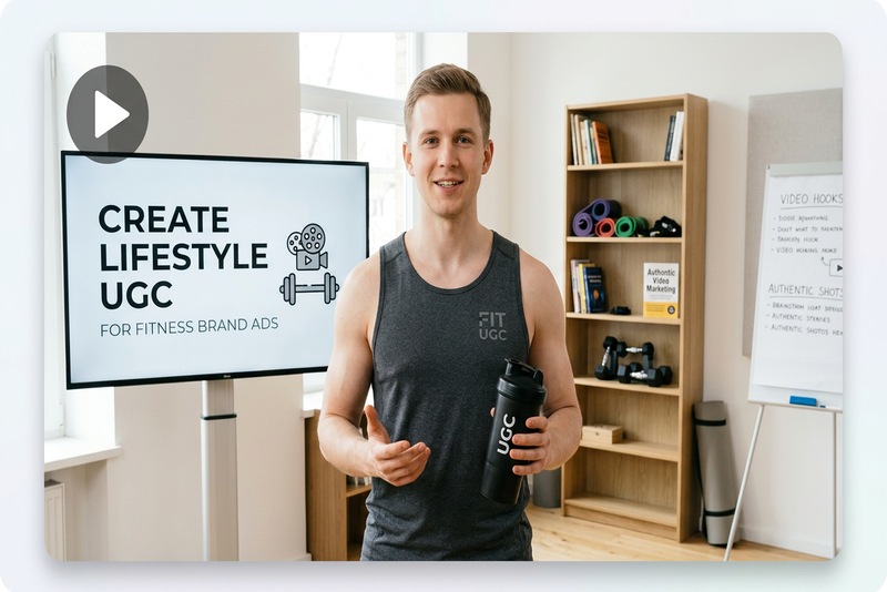 Create Lifestyle UGC for Fitness Brand Ads