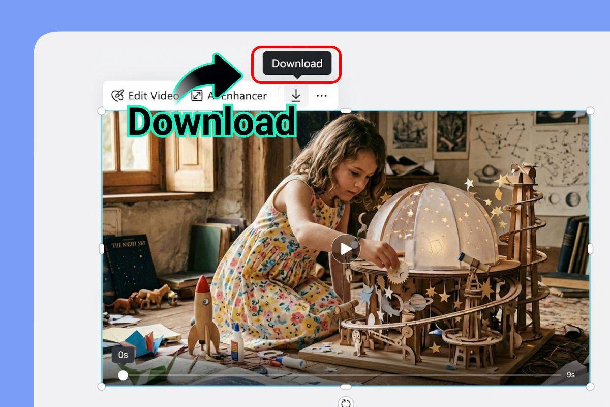 Download Video Download your edited video.