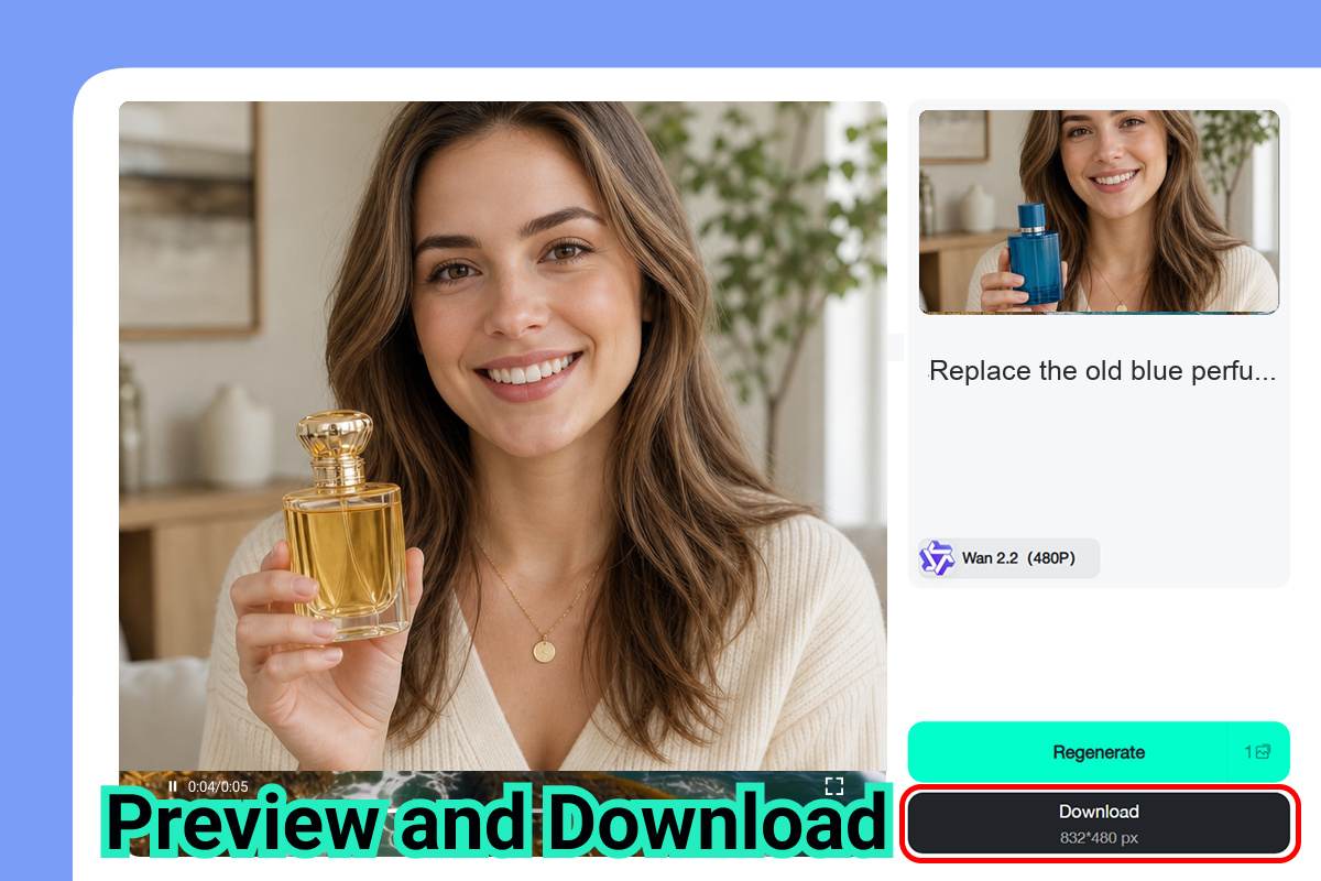 Download Product Video Export the updated ecommerce video for ads and listings