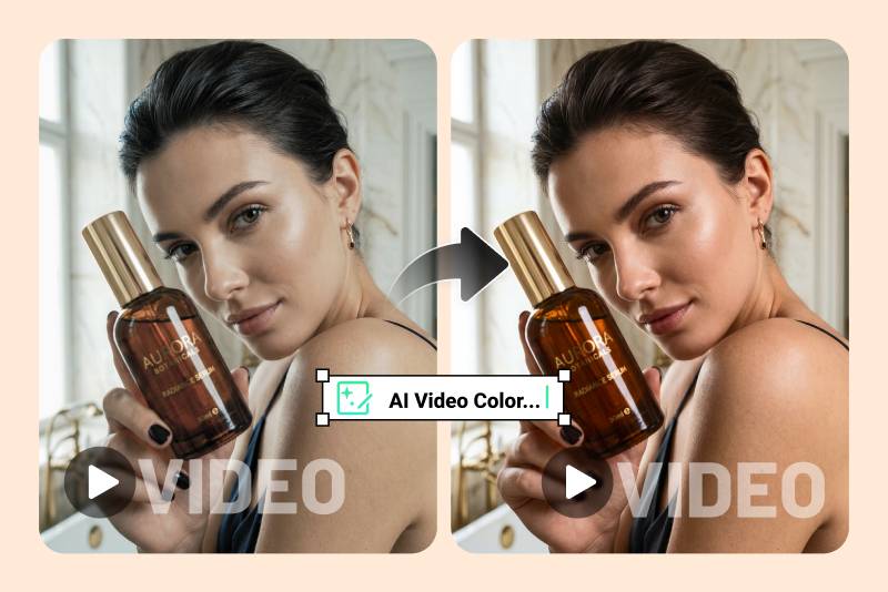AI Video Color Correction — Fix Colors with a Prompt | insMind